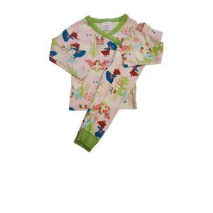 Hanna Andersson Girls 3T Pink Holiday Pajama Set 2141